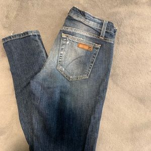 Joes sz 25 ripped skinny jeans